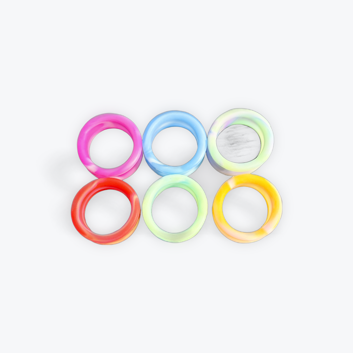 Tie Dye Gel Finger Inserts