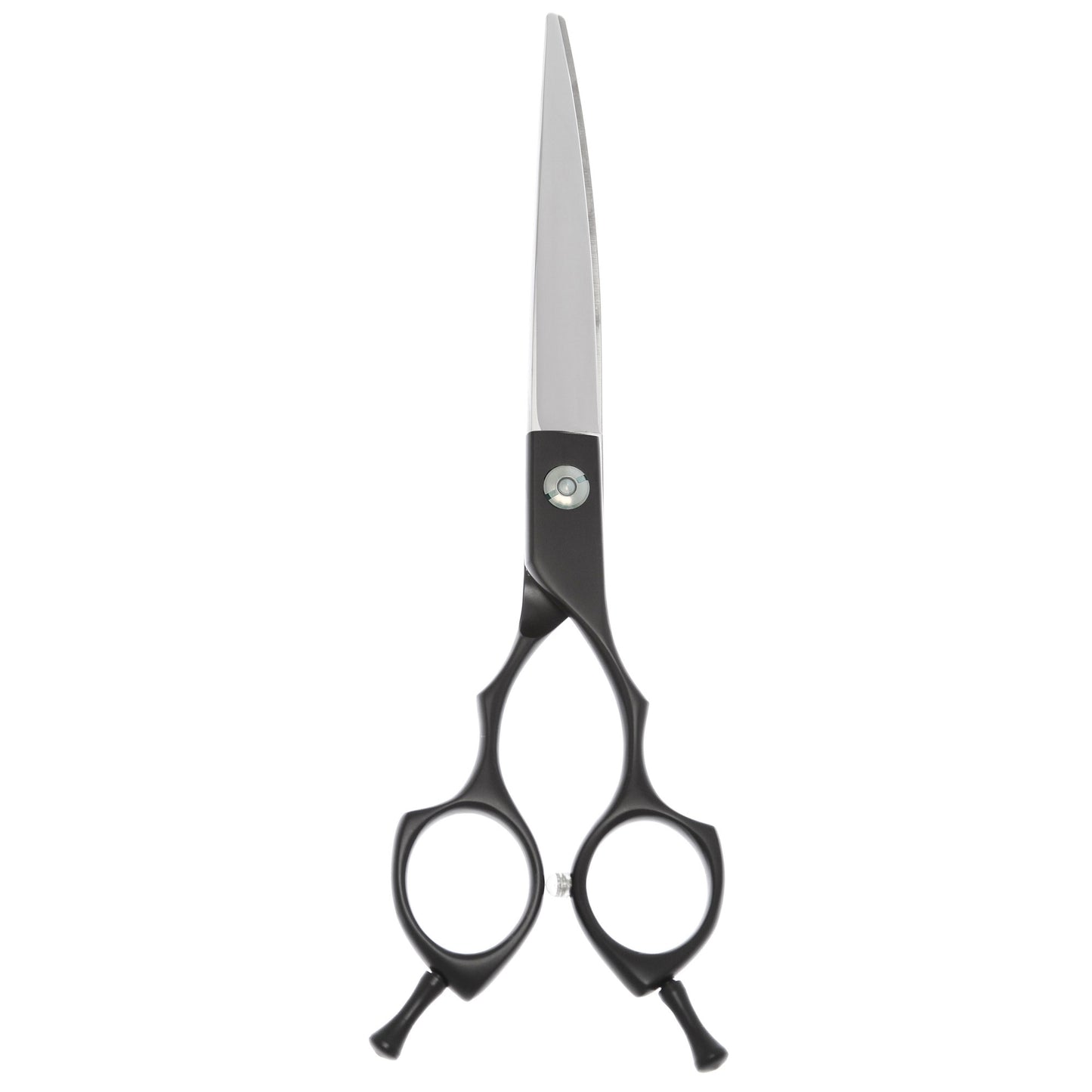 6.5" Black Straight Asian Fusion Grooming Shears